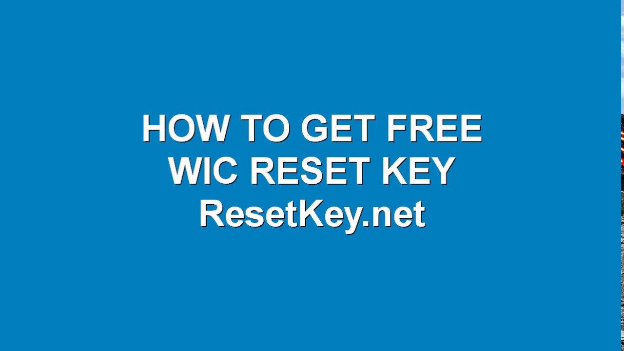 wic reset download free